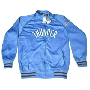 Majestic NBA Oklahoma City Thunder Mens Lightweight Track Jacket Sz MT M Tall